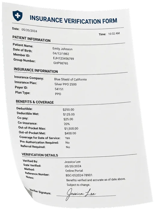 Insurance verification