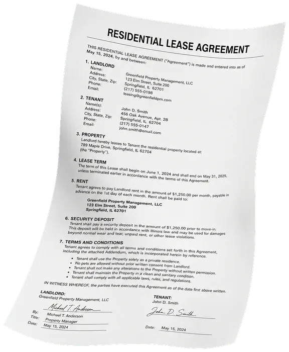 Residential lease