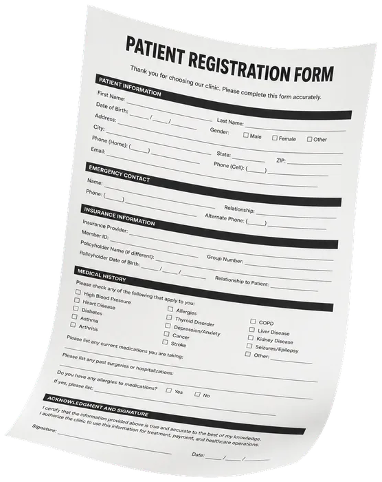 Patient registration