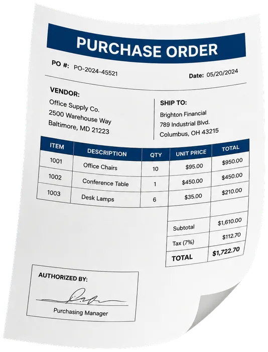 Purchase order